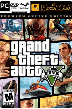 Grand Theft Auto V: Premium Online Edition - Rockstar Games Launcher