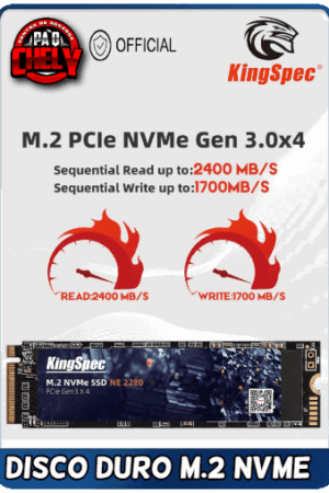 Disco Duro M.2 NVMe PCIe 3.0x4 -128GB / 256GB / 512GB / 1TB