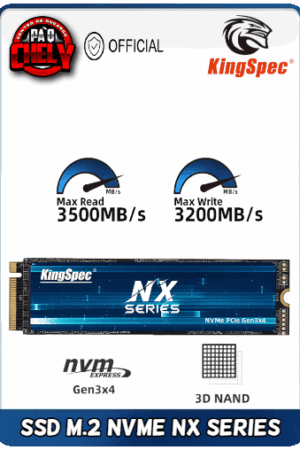 SSD M.2 NVMe NX Series - PCIe 3.0x4 -128GB / 256GB / 512GB / 1TB